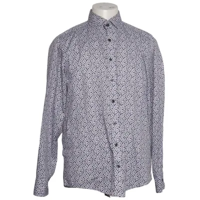 Chemise (Blanc, Bleu) de Casamoda Coton