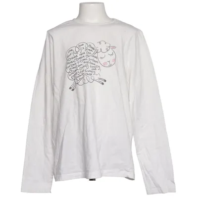 Langærmet t-shirt (Hvid) fra YD Bomuld