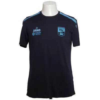 Voetbalshirt (Zwart, Blauw) van Jako Gerecycled polyester