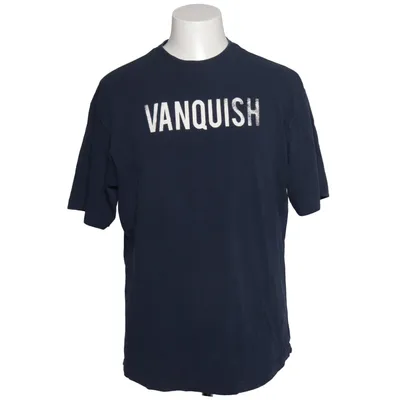 T-shirt (Bleu) de Vanquish Coton, Élasthane
