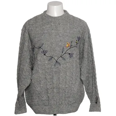 Sweater (Gray, Multicolored) from Carlo Colucci Acrylic, Silk, Viscose, Wool