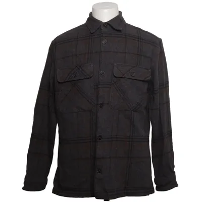 Oberhemd (Grau, Braun) von Premium by Jack & Jones Bio-Baumwolle