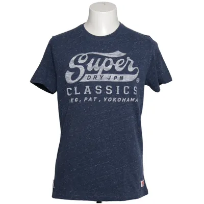 T-shirt (Blauw) van Superdry Katoen, Polyester, Viscose
