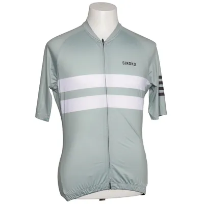 Maillot de vélo (Vert, Blanc) de Siroko Élasthane, Polyester