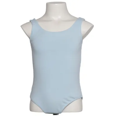 Justaucorps de gymnastique (Bleu) de Bloch Coton, Élasthane, Polyester