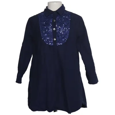 T-shirt manches longues (Bleu) de Maan Coton