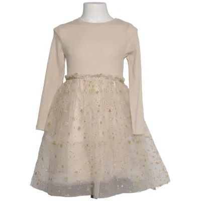 Dress (Beige, Gold) from Cool Club by SMYK Elastane, Metallic fiber, Polyester