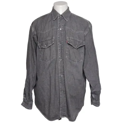 Denim shirt (Gray) from Cotton Blue Cotton