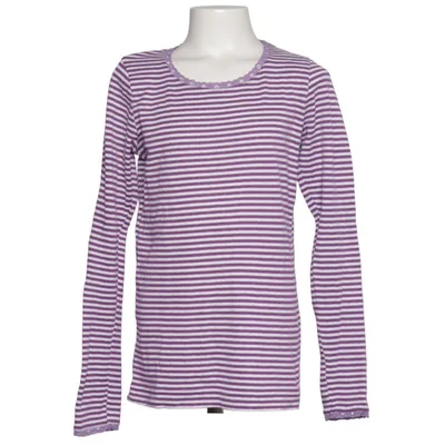 Long sleeve T-shirt (Purple, White) from Mini Boden Cotton, Polyester