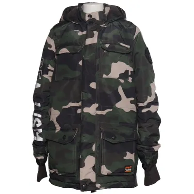 Parka (Groen, Zwart, Beige) van Crosswind Acryl, Elastaan, Polyester