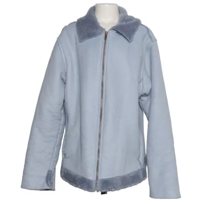 Shearlingjakke (Blå) fra Hummelsheim Akryl, Elastan, Polyester