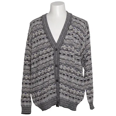 Cardigan (Gray, Multicolored) Cotton