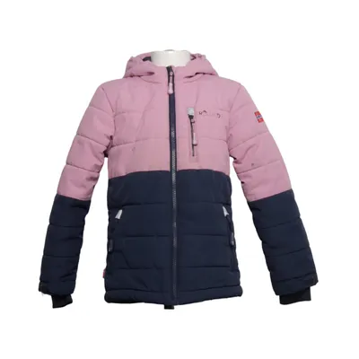 Vinterjakke (Pink, Blå) fra Trollkids Elastan, Genanvendt polyester