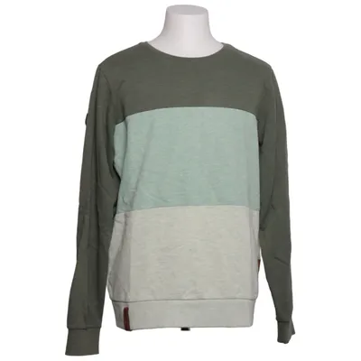 Collegetröja (Grön, Vit) från Naketano Bomull, Polyester