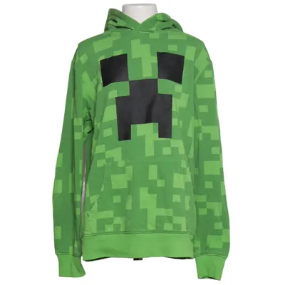 Huvtröja (Creeper) från Minecraft Bomull, Polyester