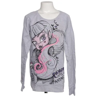 Sweatshirt (Gris, Multicolore) de Monster High Coton, Polyester