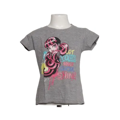 T-shirt (Grå, Flerfarvet) fra Monster High Bomuld, Viscose