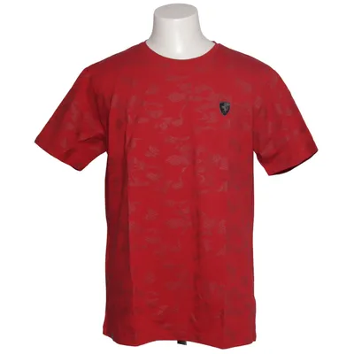 T-shirt (Rood) van Scuderia Ferrari Katoen, Elastaan