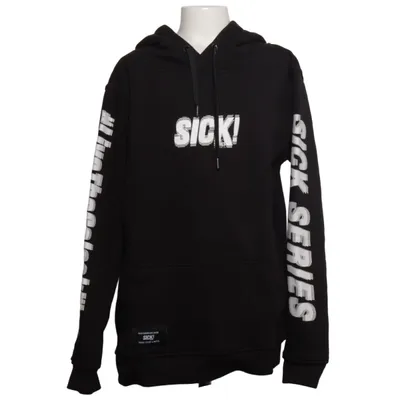 Sweat à capuche (Noir) de Sick Series Coton, Polyester