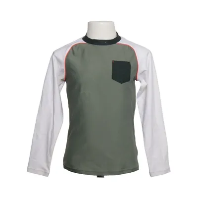 Long sleeve T-shirt (Green, White, Multicolored) from Sunuva Elastane