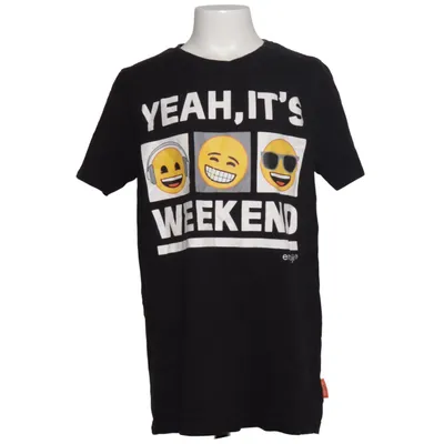 T-shirt (Black) from Emoji Cotton