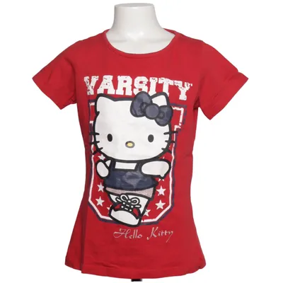 T-shirt (Red, Multicolored) from Hello Kitty Cotton