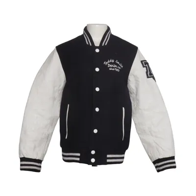 Collegejacke (Blau, Weiß) von Teddy Smith Acryl, Leder, Polyester, Wolle