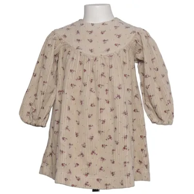 Dress (Beige, Multicolored) from Zara Cotton