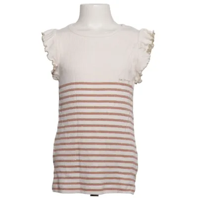 Haut (Blanc, Marron) de Émile et Ida Coton, Fibre métallique, Modal, Polyamide