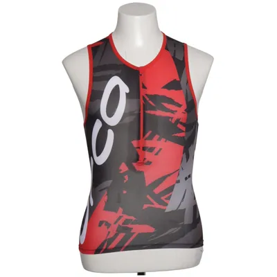 Cykeltröja (Röd, Grå, Flerfärgad) från Orca Elastan, Polyester