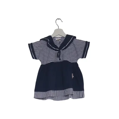Jurk (Blauw, Wit) van Kinderbutt Katoen, Polyester