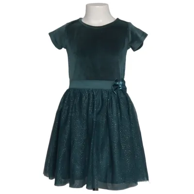 Klänning (Grön) från Dopo Dopo Girls Elastan, Polyester