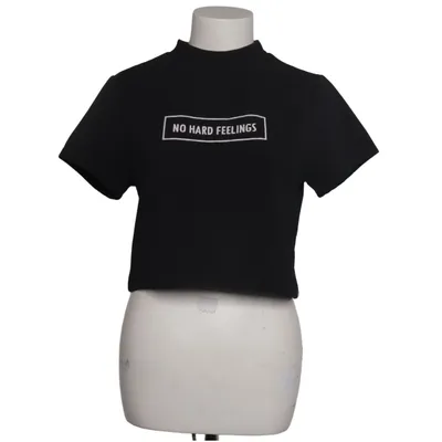T-shirt (Zwart) van JS Collection Katoen, Polyester