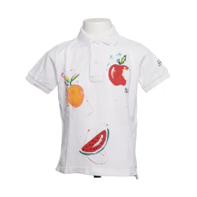 Poloshirt (Wit, Meerkleurig) van BOB Katoen