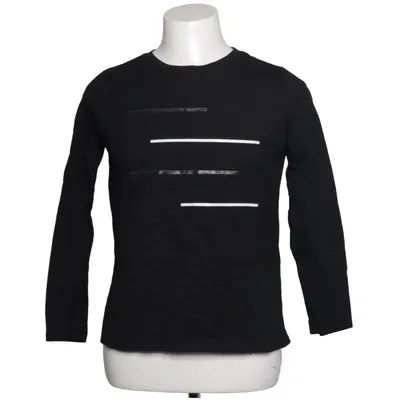 Långärmad t-shirt (Svart) Bomull