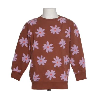 Sweatshirt (Brun, Lilla, Flerfarvet) fra Jonas Nielsen Elastan, Økologisk bomuld