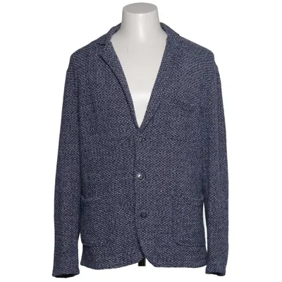 Blazer (Blue, White) from WE Fashion Cotton, Elastane, Polyamide, Polyester, Viscose