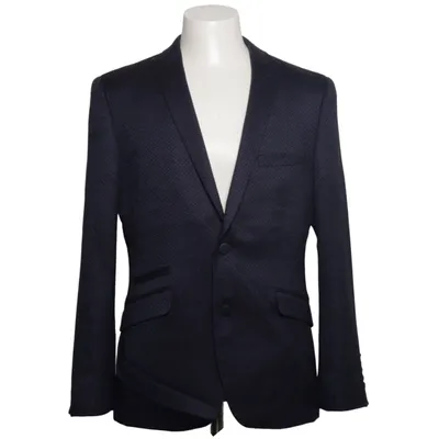Kavaj (Blå) från Lambretta Polyester, Viskos