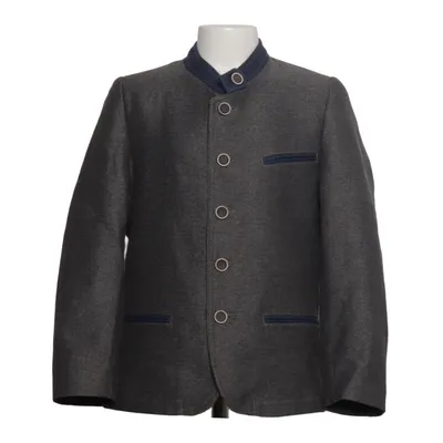 Blazer (Grau, Blau) von Kaiseralm Baumwolle, Elasthan, Leder, Polyamid, Polyester