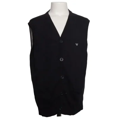 Gilet (Zwart) van Armani Junior Katoen, Wol