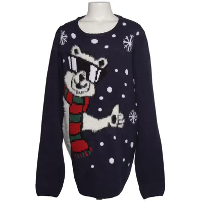 Christmas sweater (Blue, Multicolored) from Inextenso Acrylic, Polyamide