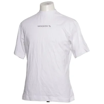 T-shirt (Vit) från Vanquish Bomull, Elastan