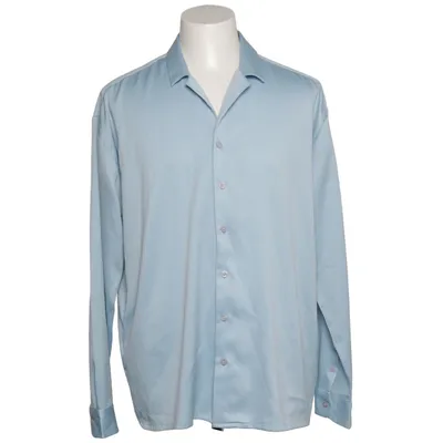 Shirt (Blue) from New Look Men Polyester