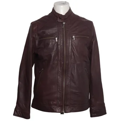 Leather jacket (Purple) from Georg Stiels Leather, Polyester