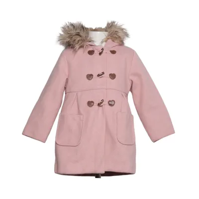 Duffle jas (Roze) van Happy Girls Club Polyester