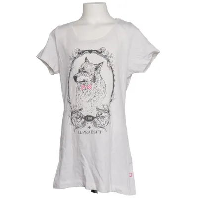T-shirt (Vit) från Alprausch Bomull, Polyester