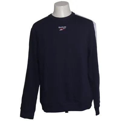 Collegetröja (Blå) från Reebok Bomull, Elastan