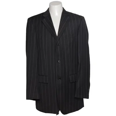 Blazer (Gray, White) Wool