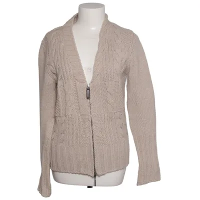 Cardigan (Beige) from Public Acrylic, Merino wool