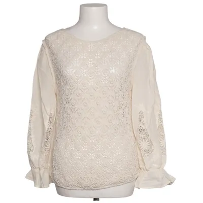 Bluse (Hvid) fra Zara Bomuld, Polyamid